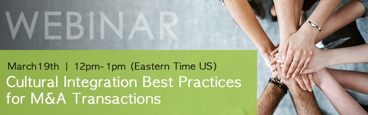 Cultural Integration Best Practices for M&A Transactions 1